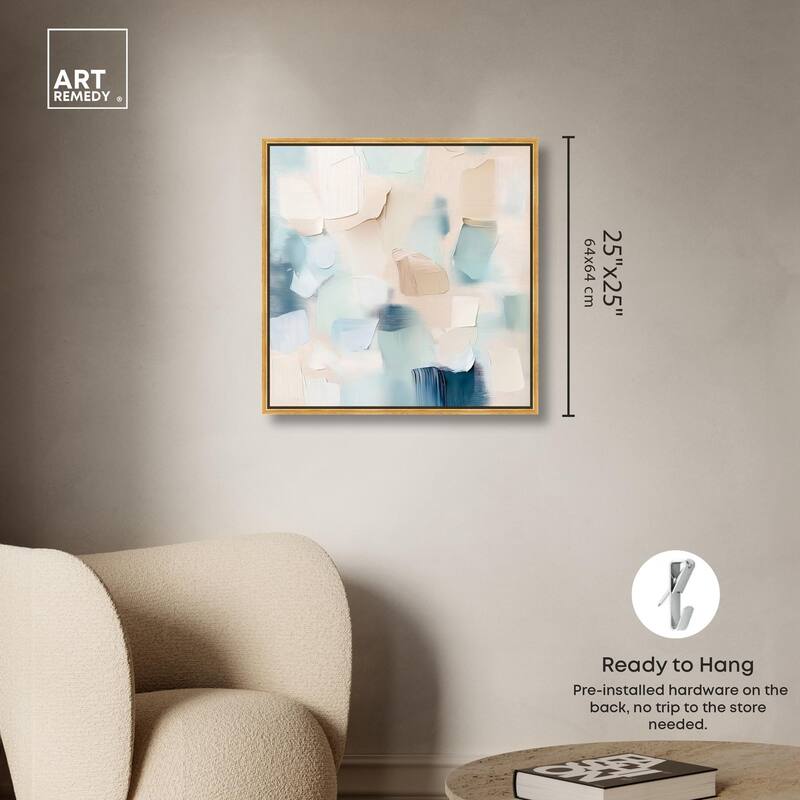 Celadon Haze II Canvas by Art Remedy