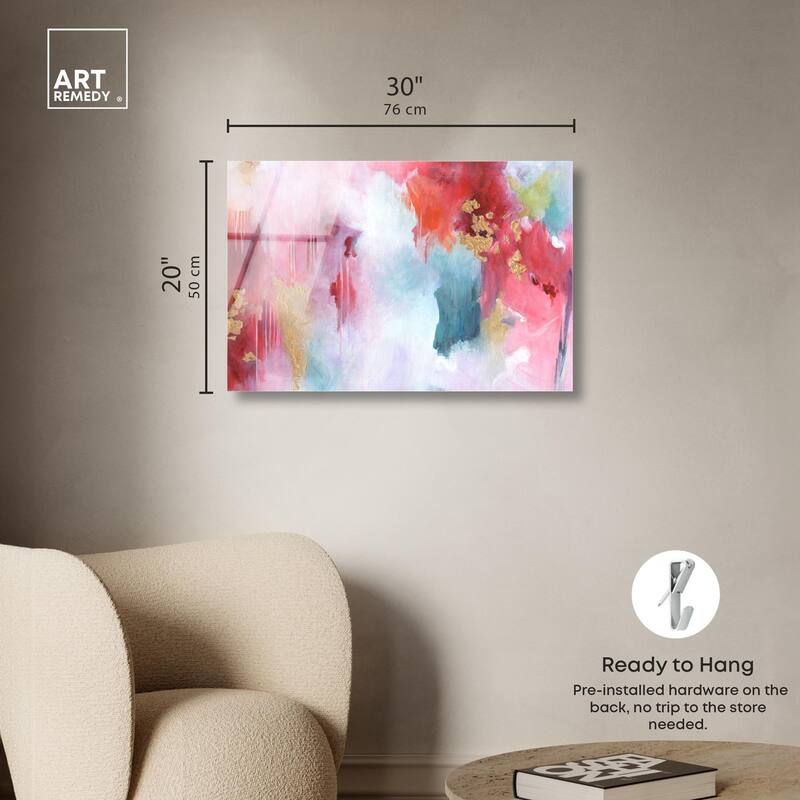 Rolling in Love Acrylic by Art Remedy, Ready to Hang