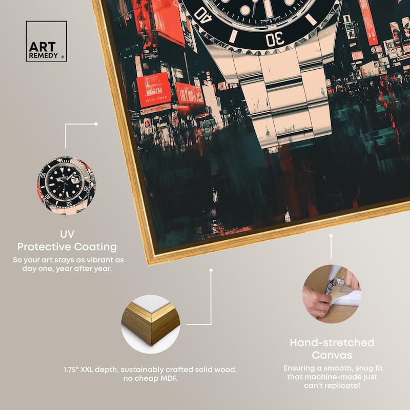 Cityscape Watch Canvas by Art Remedy