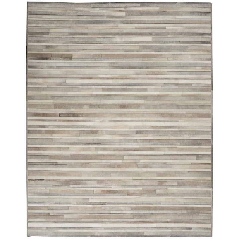 Calvin Klein Home Prairie Area Rug - 10' x 14' - Silver - Rectangle