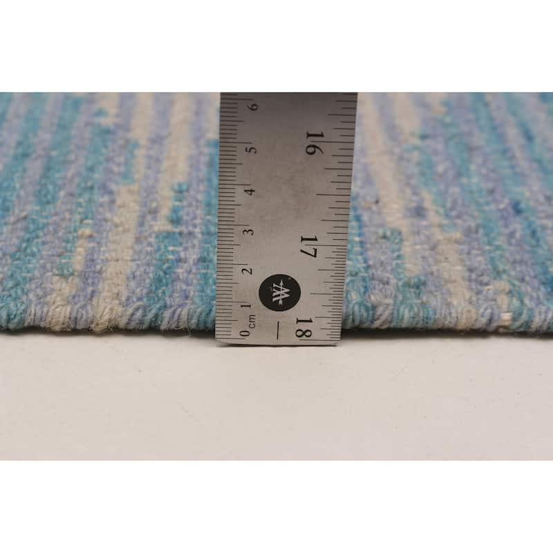Ankara Blue Kilim 5'2" x 7'9" - 5'2 x 7'9
