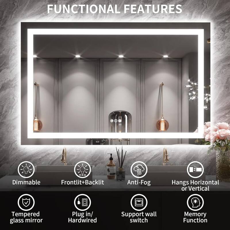 Waterproof Bathroom Vanity Mirror