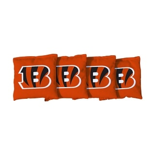 Cincinnati Bengals NFL Football Orange Cornhole Bags