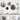 Designart "Soft Color Composition II" Modern Geometric Metal Wall Art Set Of 5