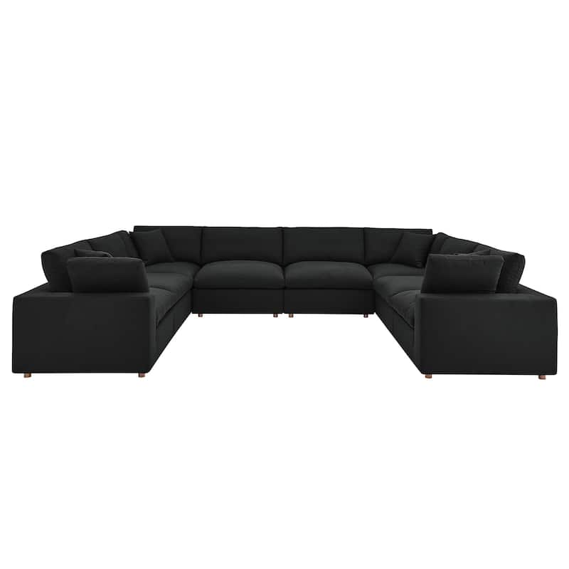 Commix 8-Piece Down Filled Overstuffed Sectional Sofa