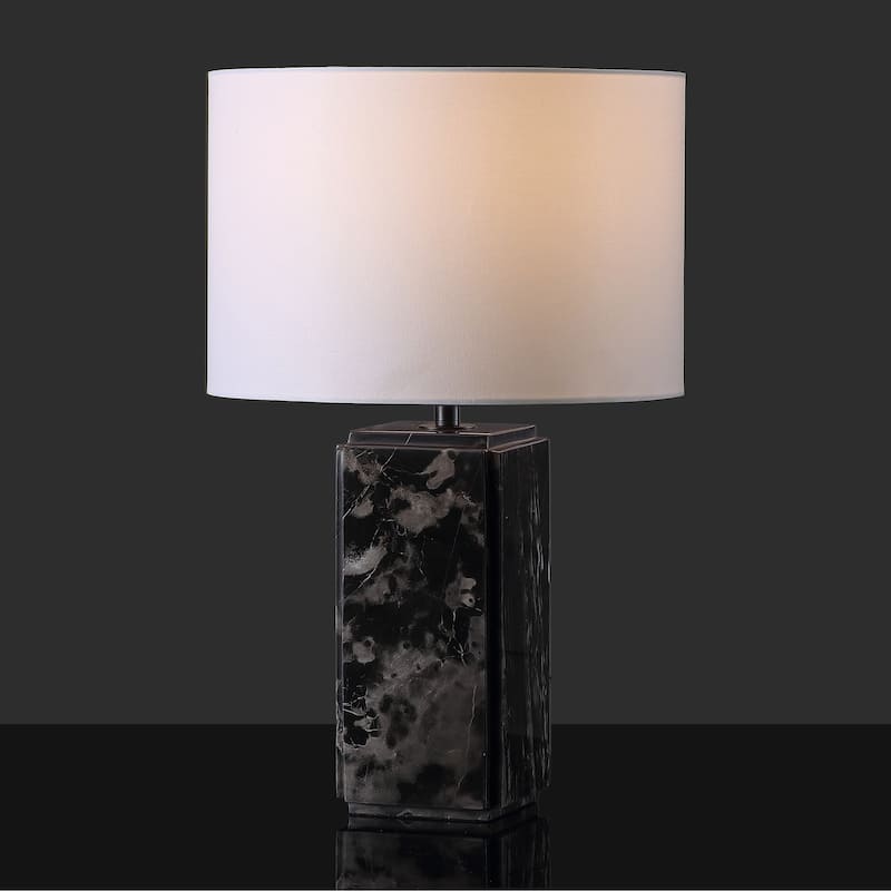 SAFAVIEH Couture Zahra Marble Tall Table Lamp - 15"W x 15"D x 23"H