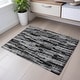 preview thumbnail 39 of 44, Premium Washable Super Soft Modern Contemporary Mayfield Rug Gray - 1'8" x 2'6"