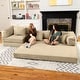 preview thumbnail 117 of 179, Jaxx Unsofa Modular Convertible Sectional Sofa with Fold Out King Sleeper Bed