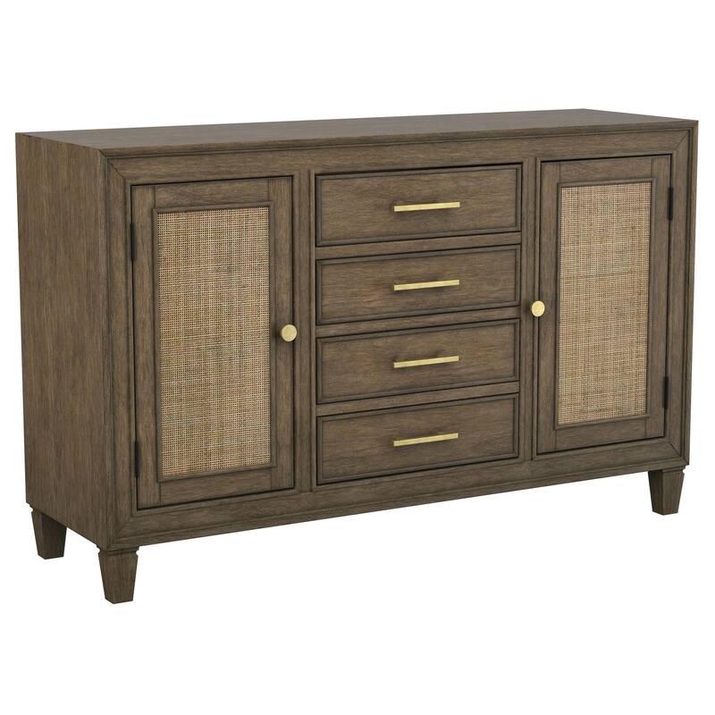 Matisse 4-drawer Sideboard Buffet Cabinet Light Brown - Light Brown