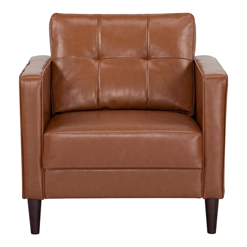 Artdeco Home Anza Faux Leather Arm Chair