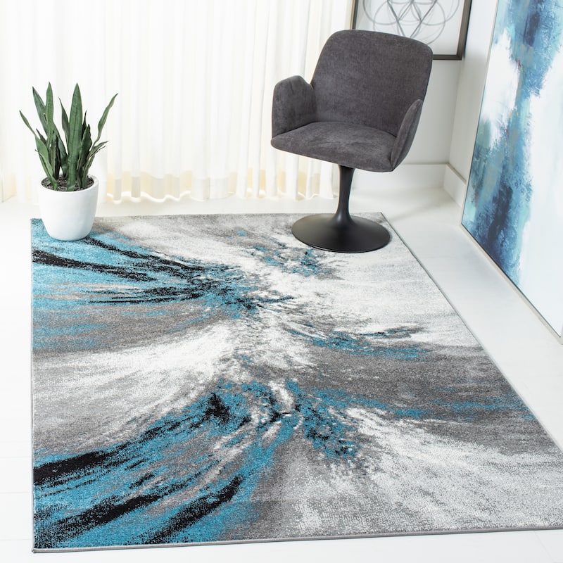 SAFAVIEH Glacier Latrina Modern Abstract Rug