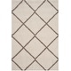 preview thumbnail 68 of 161, SAFAVIEH Hudson Shag Estella Diamond Trellis 2-inch Thick Rug 4' x 6' - Ivory/Beige