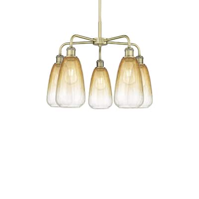 Innovations Lighting 516-5CR-19-25 Brookhaven Almond Chandelier