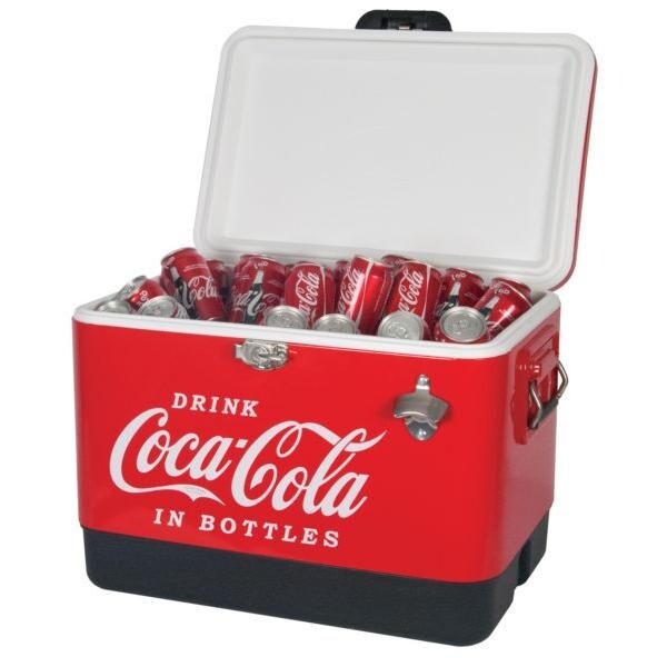 Shop Koolatron Ccic 54 Coca Cola 54l Ice Chest Red Overstock 15012708