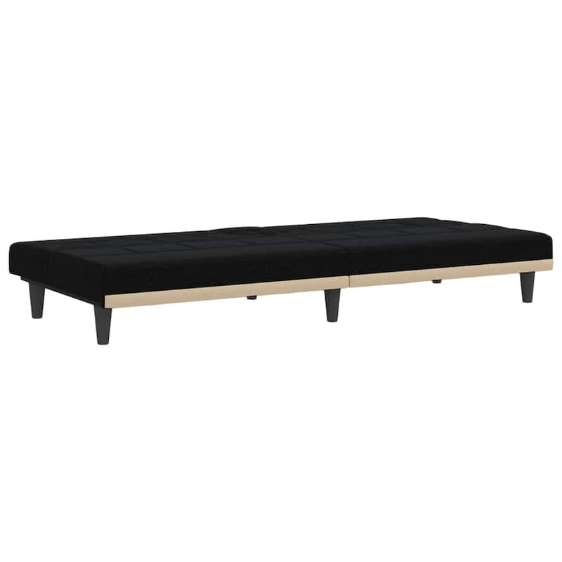 vidaXL Sofa Bed Convertible Sofa Bed with Cup Holders for Living Room Fabric - 78.7" x 35" x 27.6"