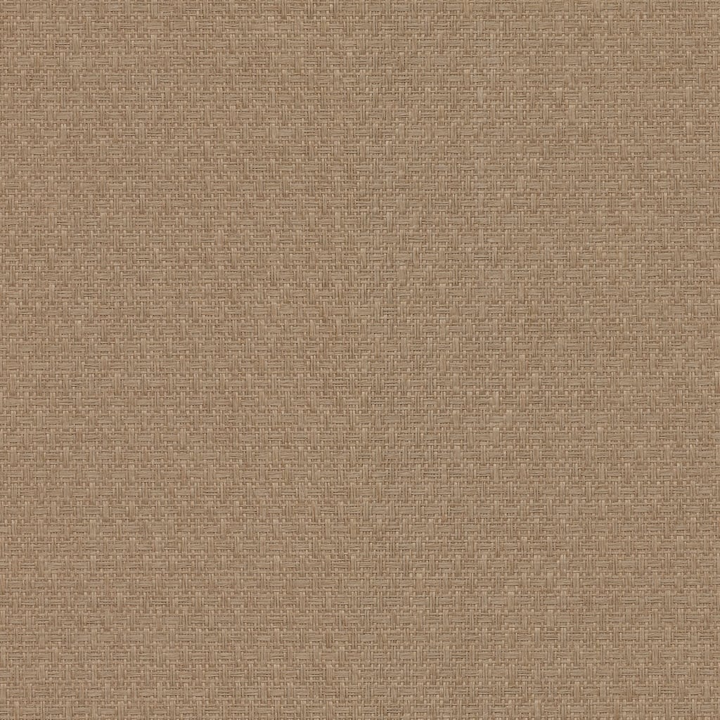 A-Street Prints Huiqing Brown Geometric Weave Wallpaper