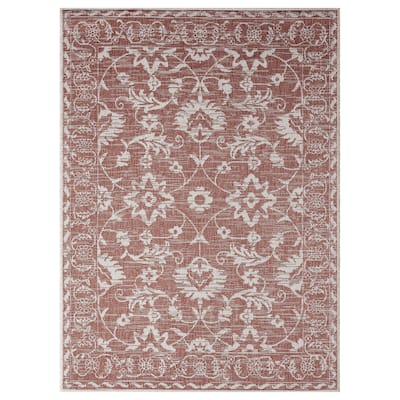 Nicole Miller New York Patio Country Ayala Floral Indoor/ Outdoor Rug