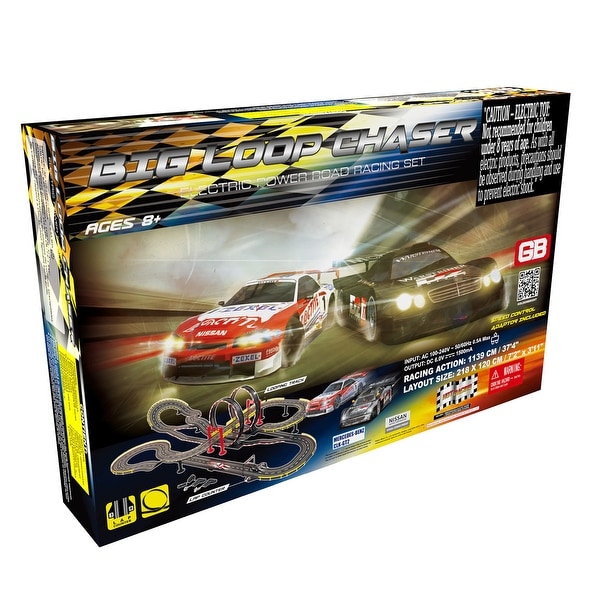 Big Loop Chaser Road Racing Slot Car Set - Electric Powered. Opens flyout.