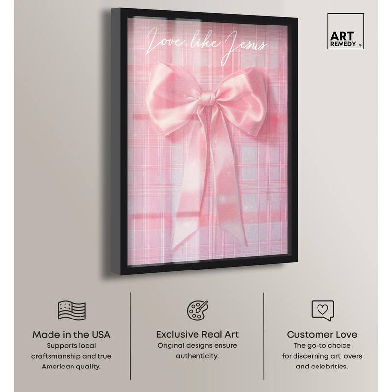 Love Like Jesus Bow Shadowbox by Art Remedy