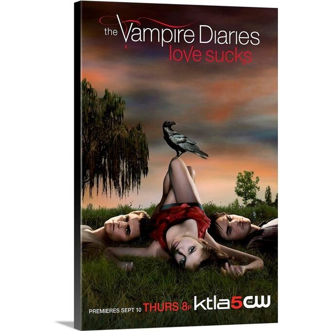 "The Vampire Diaries (TV) (2009)" Canvas Wall Art