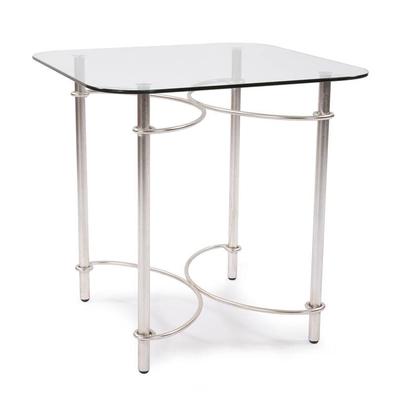 Allan Andrews Square Side Table with Stylized Arched Details - 24"H x 24"W