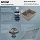 preview thumbnail 11 of 59, Karran Top Mount 25 in. Single Bowl Quartz Kitchen Sink Kit