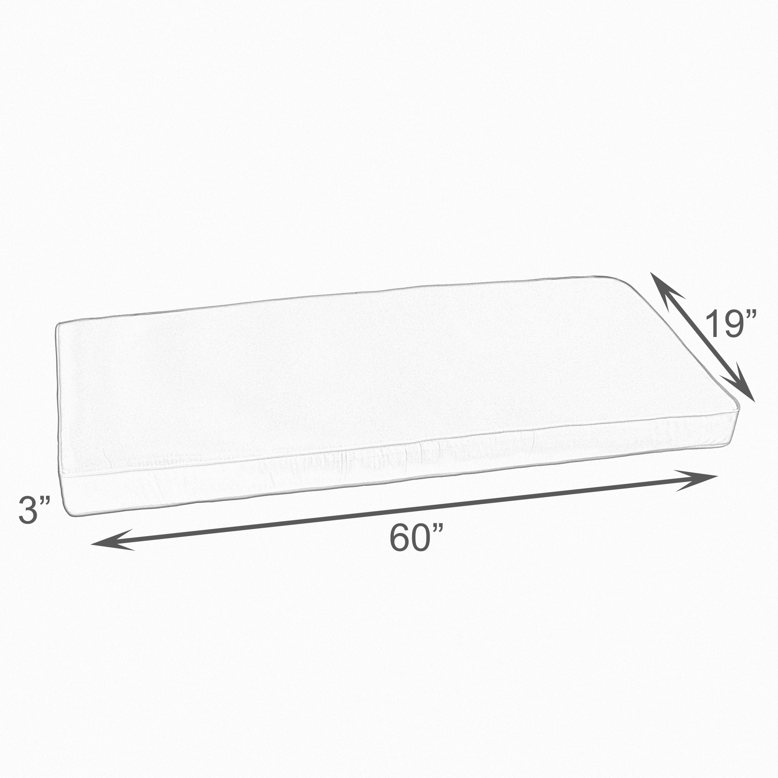 60 inch swing cushion cheap