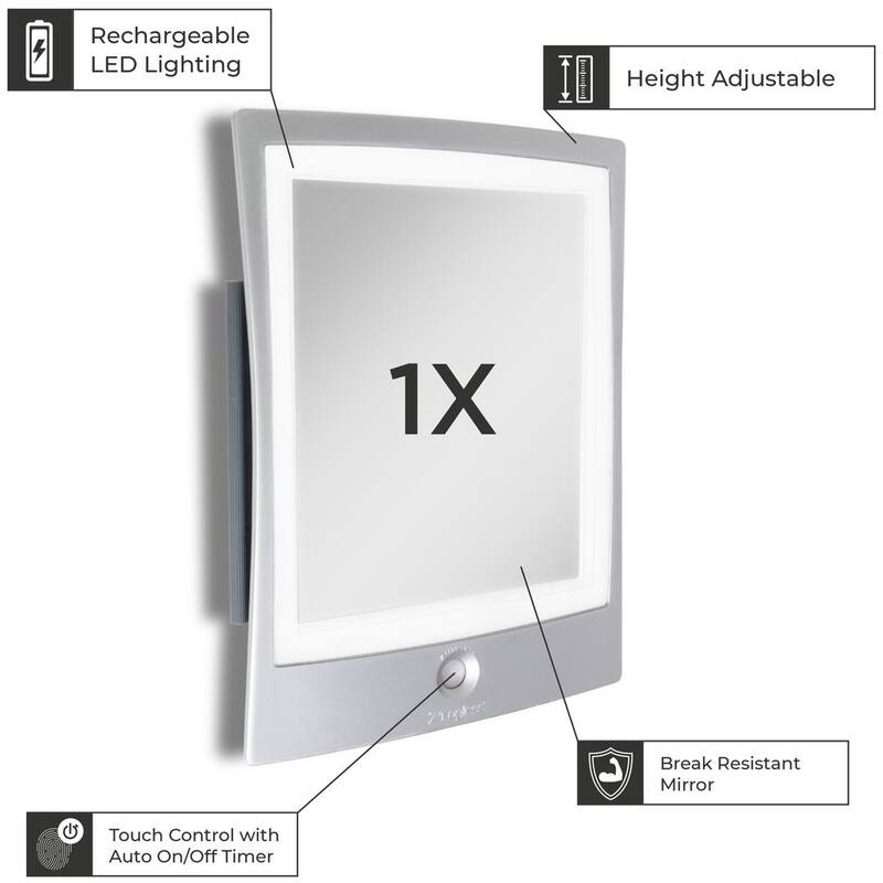 Rechargeable LED Lighted Fogless Shaving Mirror Bed Bath & Beyond