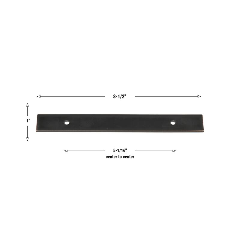 GlideRite 8-1/2 in. Squared Backplate 6-1/4 in. Center to Center, 8342-128
