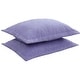 preview thumbnail 1 of 2, Porch & Den Manor Embroidered Pillow Sham (Set of 2) Lavender - King