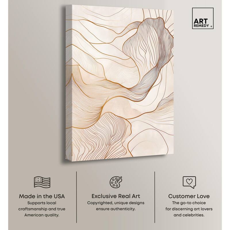Contoured Reverie II Canvas by Art Remedy, Gallery Wrapped