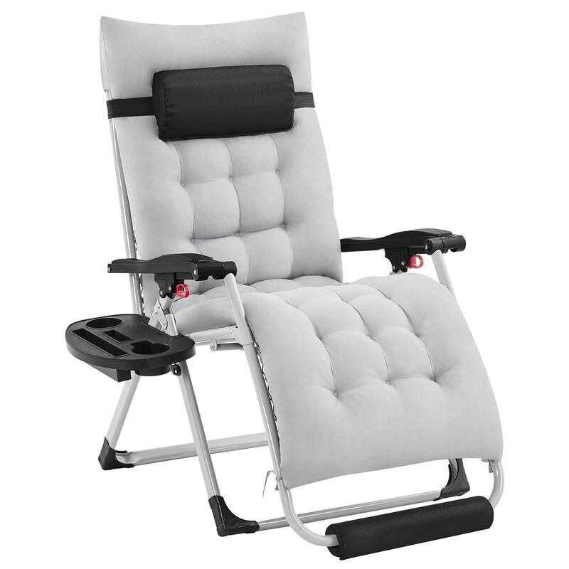 Yaheetech 26in Zero Gravity Recliner with Cotton-padded Mattress