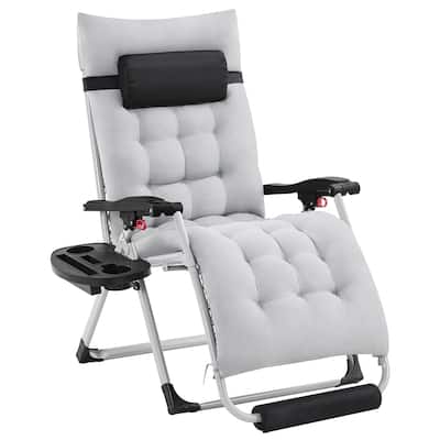 Yaheetech 26in Zero Gravity Recliner with Cotton-padded Mattress