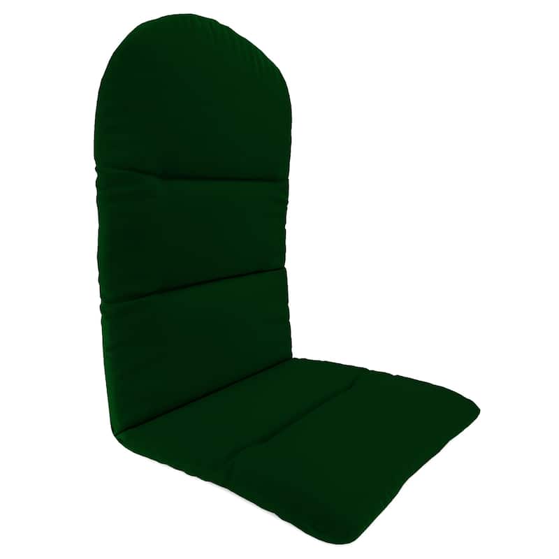 21" x 49" Outdoor Adirondack Chair Cushion with Back Strap - 49'' L x 20.5'' W x 2.5'' H - Forest Green