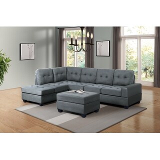 Sectional Sofa with Reversible Chaise Lounge Bed Bath & Beyond 35168022