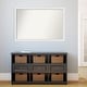 preview thumbnail 106 of 190, Wall Mirror Choose Your Custom Size - Extra Large, Blanco White Wood