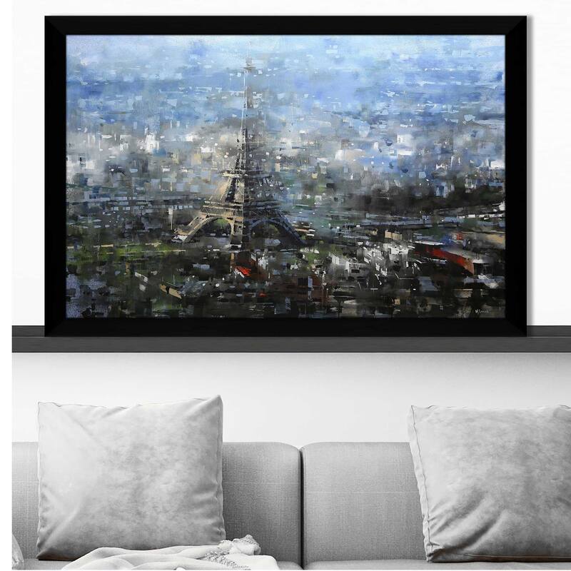 "Blue Paris" by Mark Lague Print on Acrylic