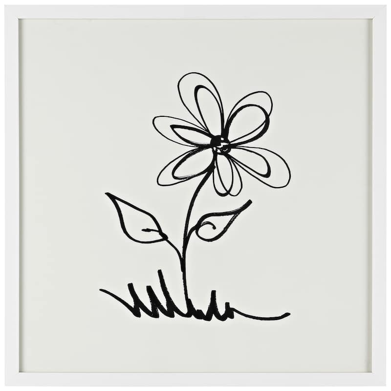 SAFAVIEH Nadjia Signed: Springtime 16-inch Square Framed Wall Art