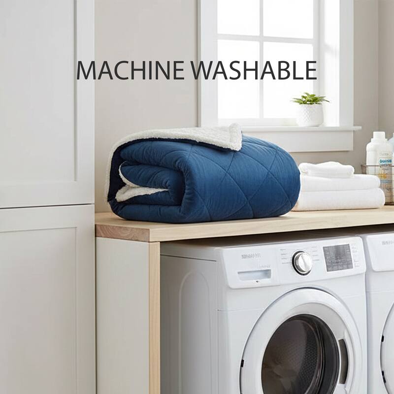 Cozy Soft Quilted Fleece-like Throw