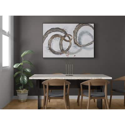 Boundless Enclosure, Framed Hand Painted Canvas