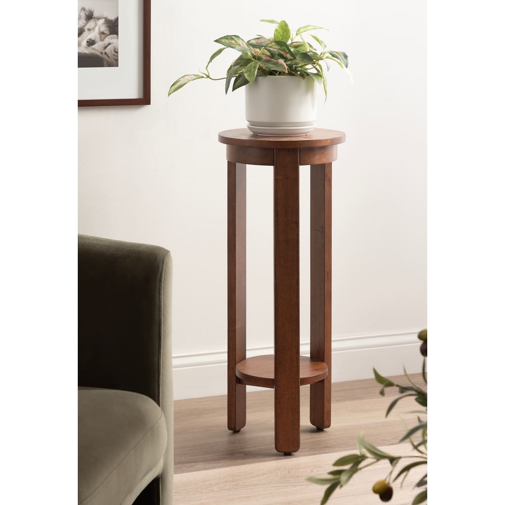 Kate and Laurel Foxford Round Wood Side Table