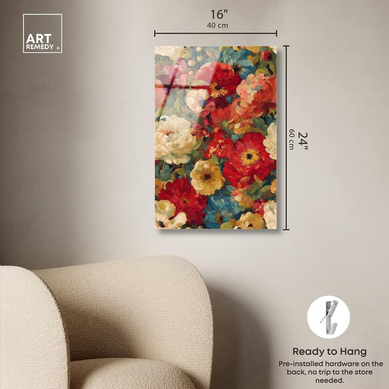 Garden Tapestries II Acrylic by Art Remedy, Ready to Hang