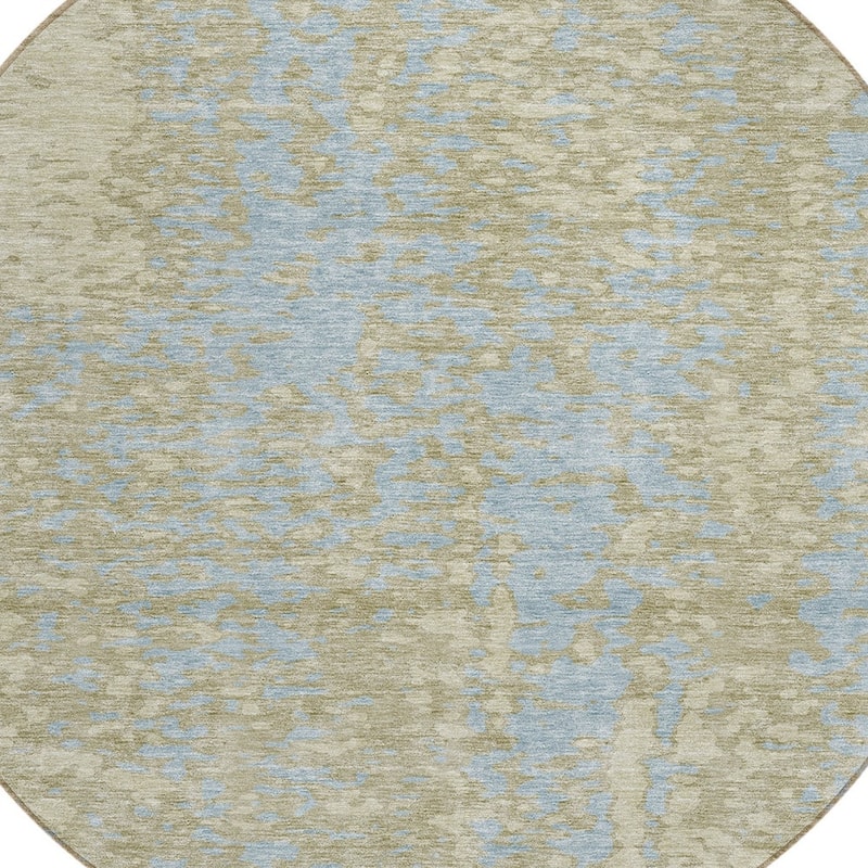 HomeRoots Abstract Transitional Rectangle Outdoor Rug