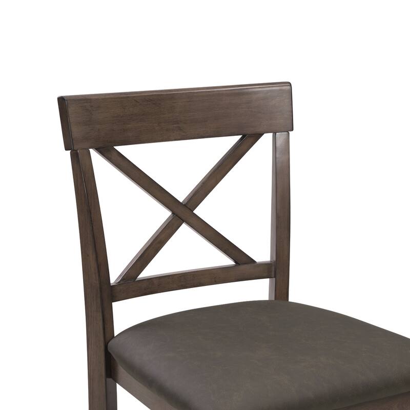 26 Inch Counter Height Bar Stools,Upholstered Bar Stools,Bar Stools Set Of 2/4/6 - 17.5"W X 20.1"D X 39.8"H