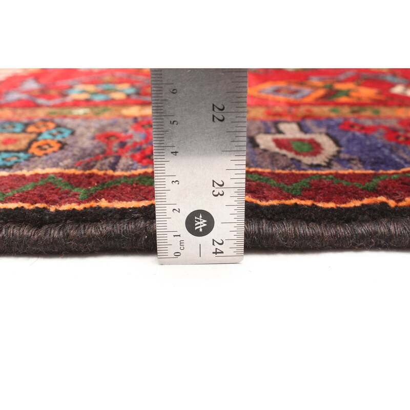 ECARPETGALLERY Hand-knotted Andelz Red Wool Rug - 4'1 x 6'10