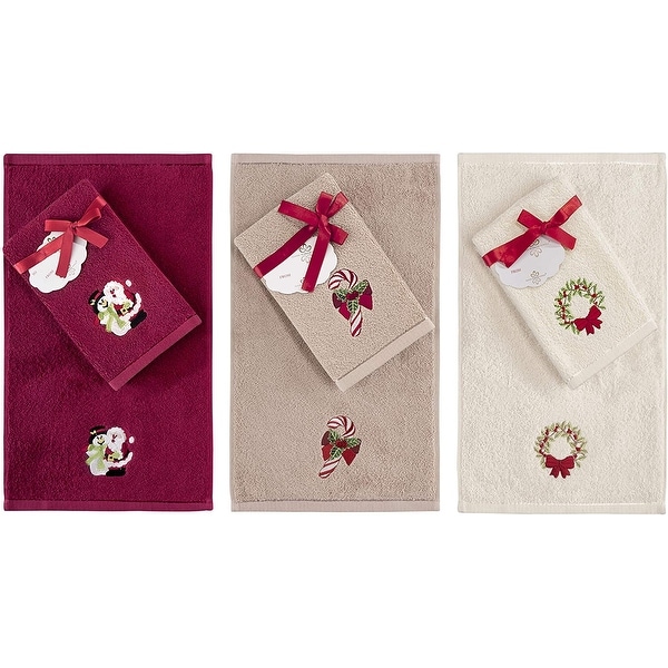 Christmas towel sets for bathroom cheap