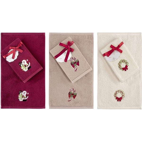Creative Scents 100% Cotton Velour Fingertip Towel Set (12 Pack
