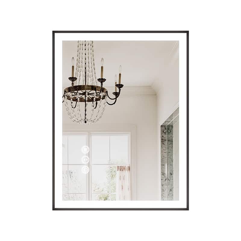 24x32 Inch Frameless LED Bathroom Mirror,Smart Mirror
