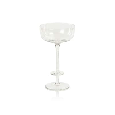 Ganvie Champagne Coup / Martini Glasses, Set of 4