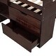 preview thumbnail 34 of 55, Space-Saving Twin Size Loft Bed with Two Shelves & Two Drawers